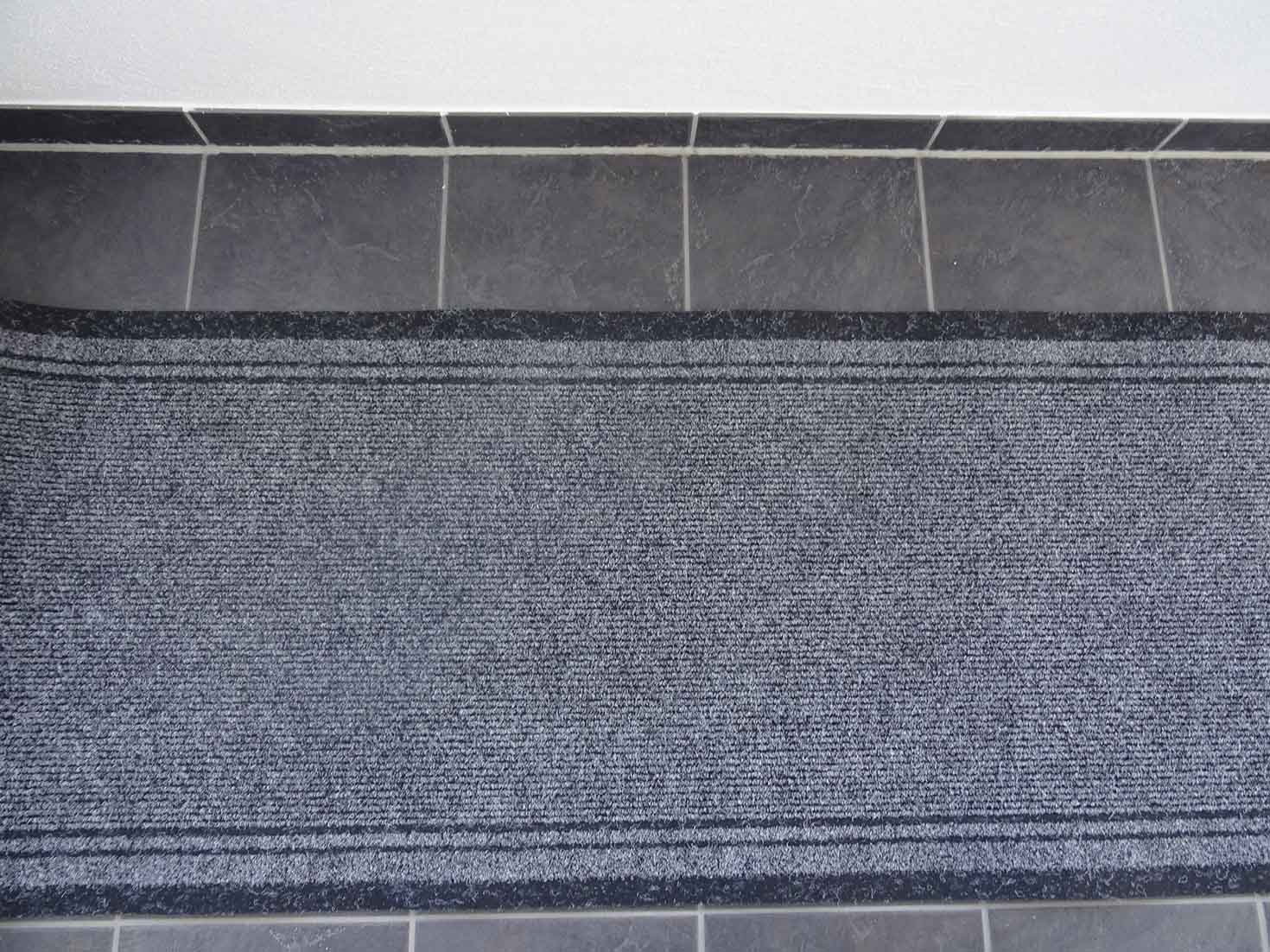 Lagerrest: Teppich Laeufer_Malaga, grau, Stück 0.67 m x 1.10 m