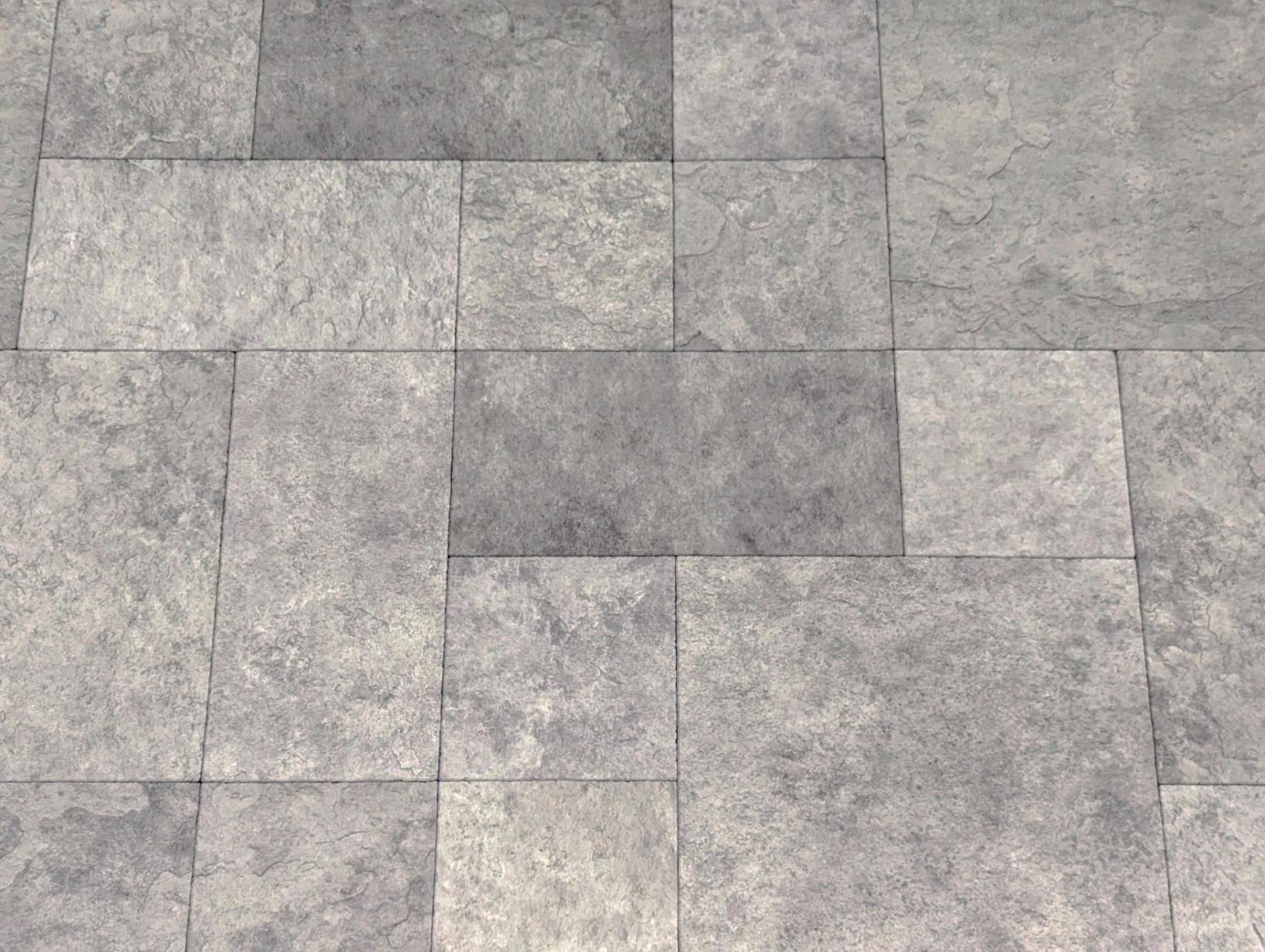 PVC Bodenbelag Vinylboden in Beton Fliesen Mix