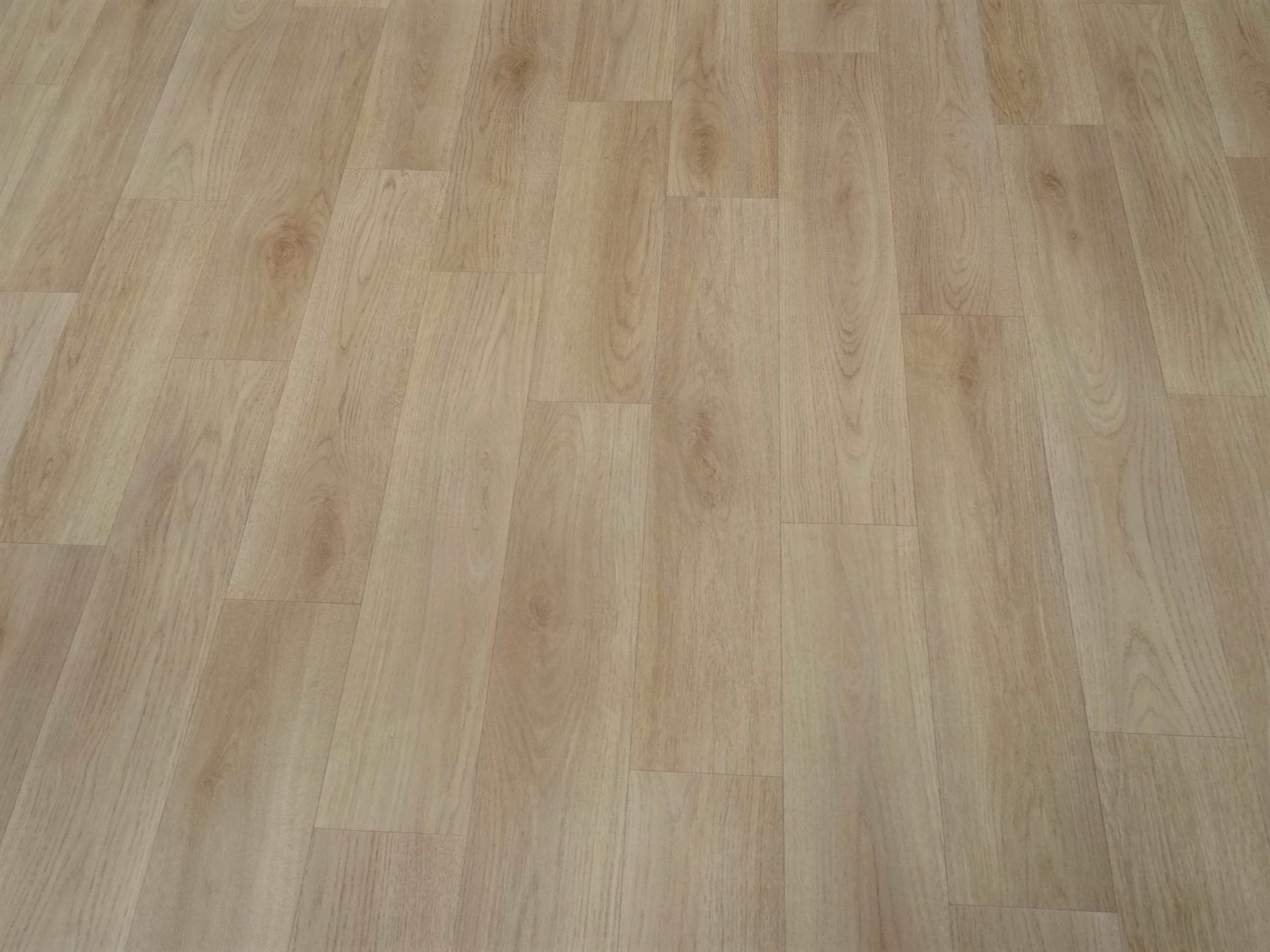 PVC Bodenbelag Vinylboden in schlichter Holz Art, hell
