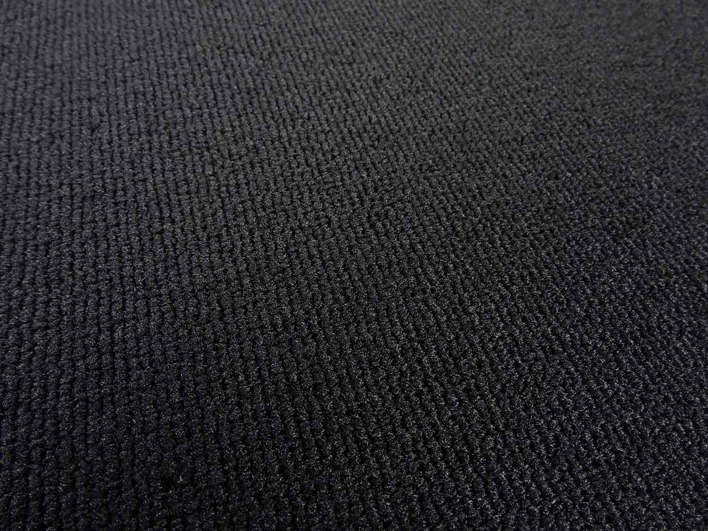 Feincord Teppich Schwarz | Moderner Cord-Objektboden