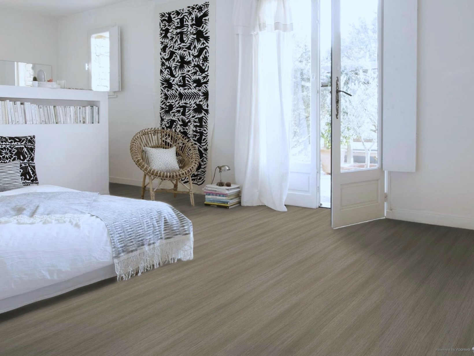 PVC Bodenbelag Vinylboden in gradliniger Holz Optik