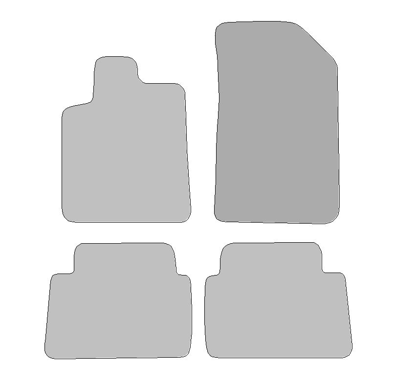 Fußmatten passend für Citroen C5 I & II Typ DC, DE, RE, RC (Baujahr 2001 - 2010)