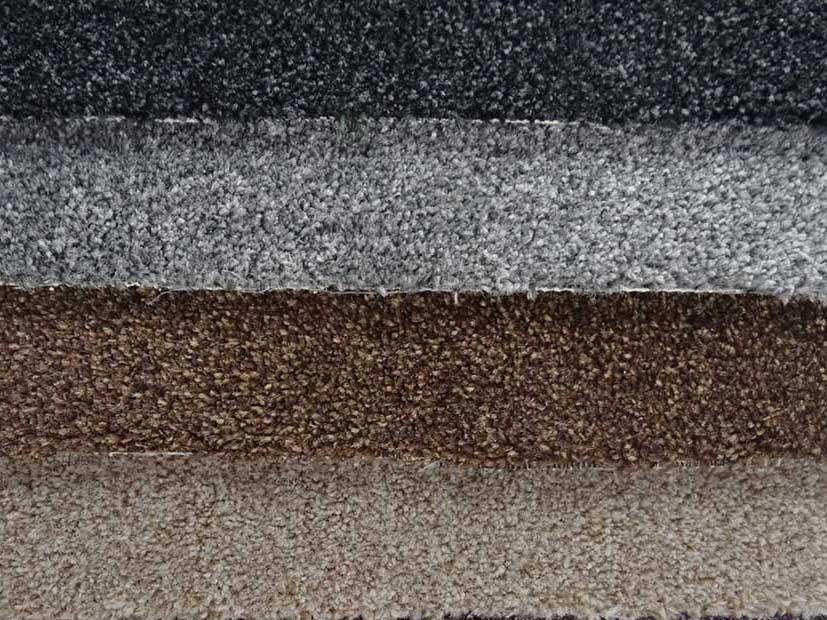 Flauschiger Velours-Teppich Amalfi | Melierter Teppichboden mit Eco-Grip-Rücken