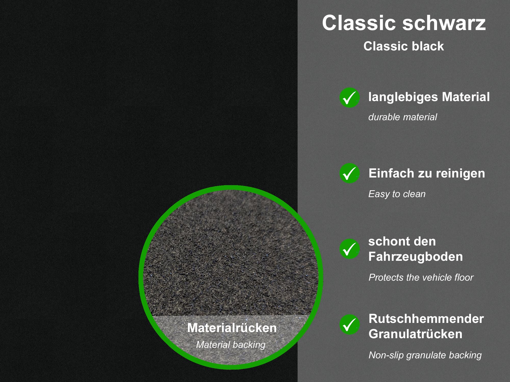 Lagerrest: Fußmattenset passend für Hyundai Santa Fe III DM, DMA, Classic schwarz, Umrandung rot