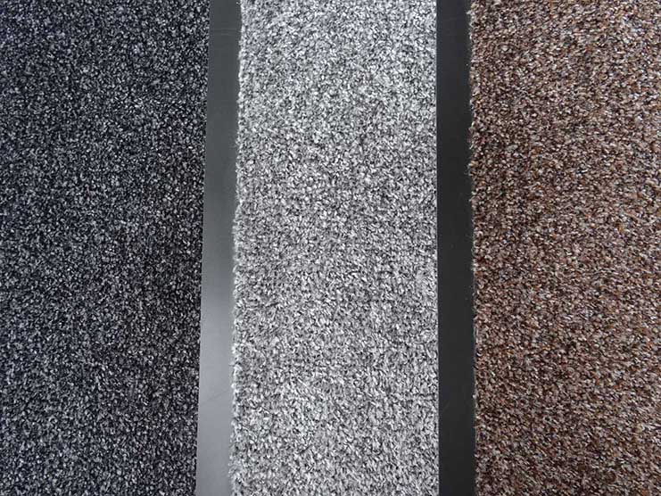 Wohnliche melierte Schmutzfangmatte `Star' 90x150 cm