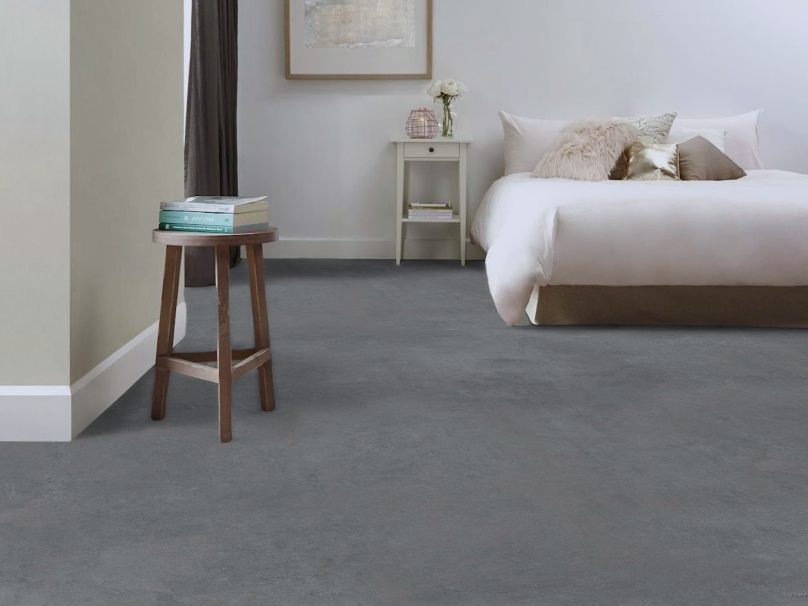 PVC Bodenbelag Vinylboden in zeitloser Beton Optik