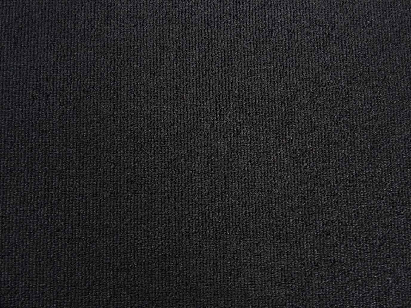 Feincord Teppich Schwarz | Moderner Cord-Objektboden