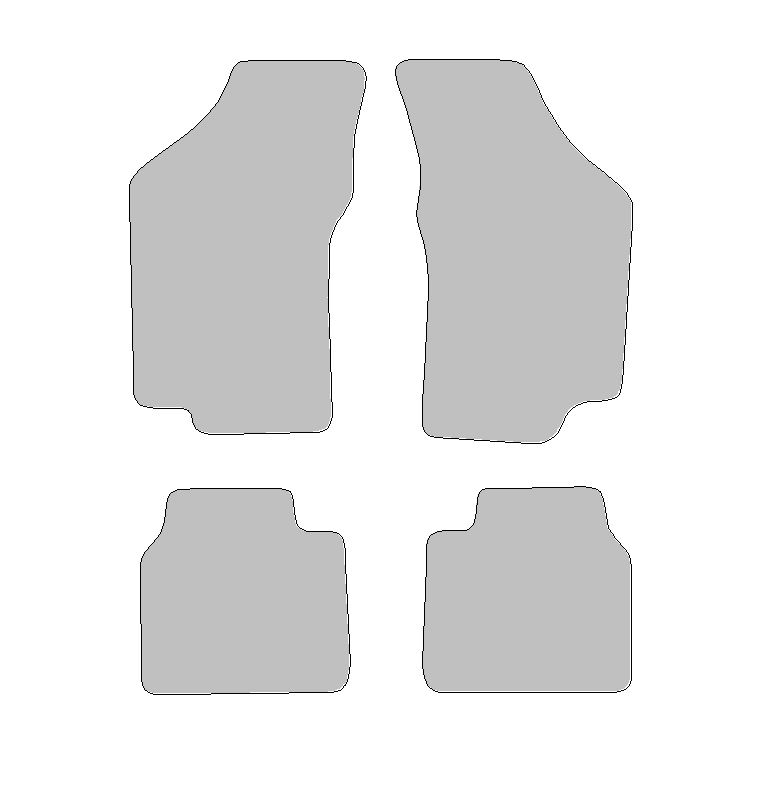 Fußmatten passend für Fiat Tipo Typ 160 (Baujahr 1987 - 1995)