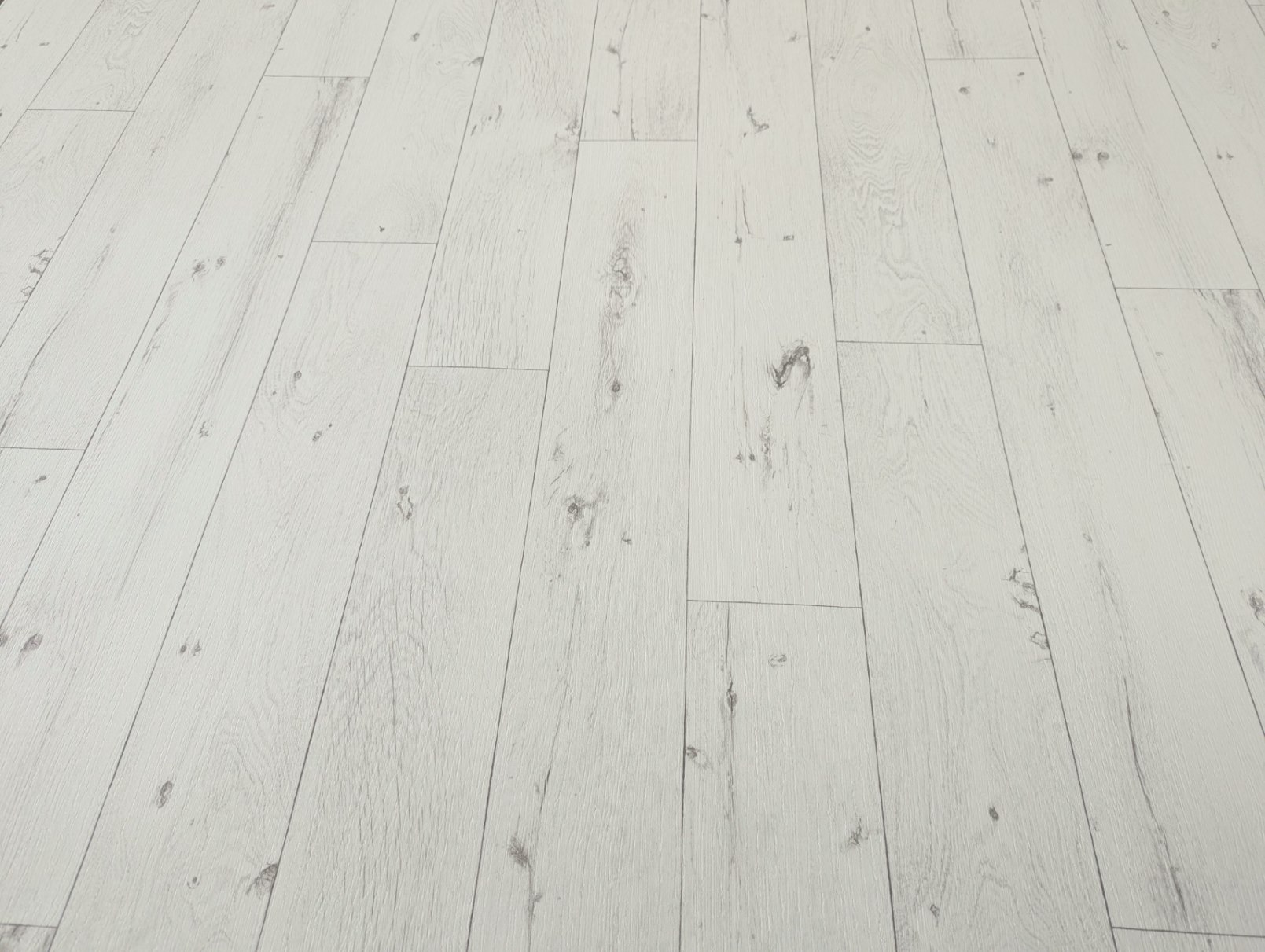 PVC Bodenbelag Vinylboden helle Holzoptik, strukturierte Maserung, rau, textiler Rücken