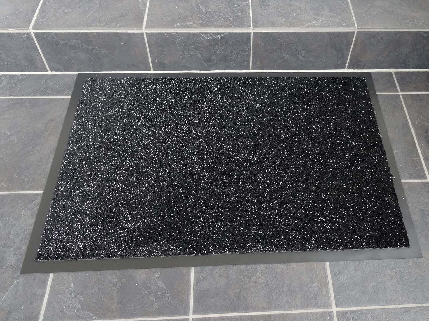Flauschige Schmutzfangmatte mit Glitzereffekt 90x150 cm
