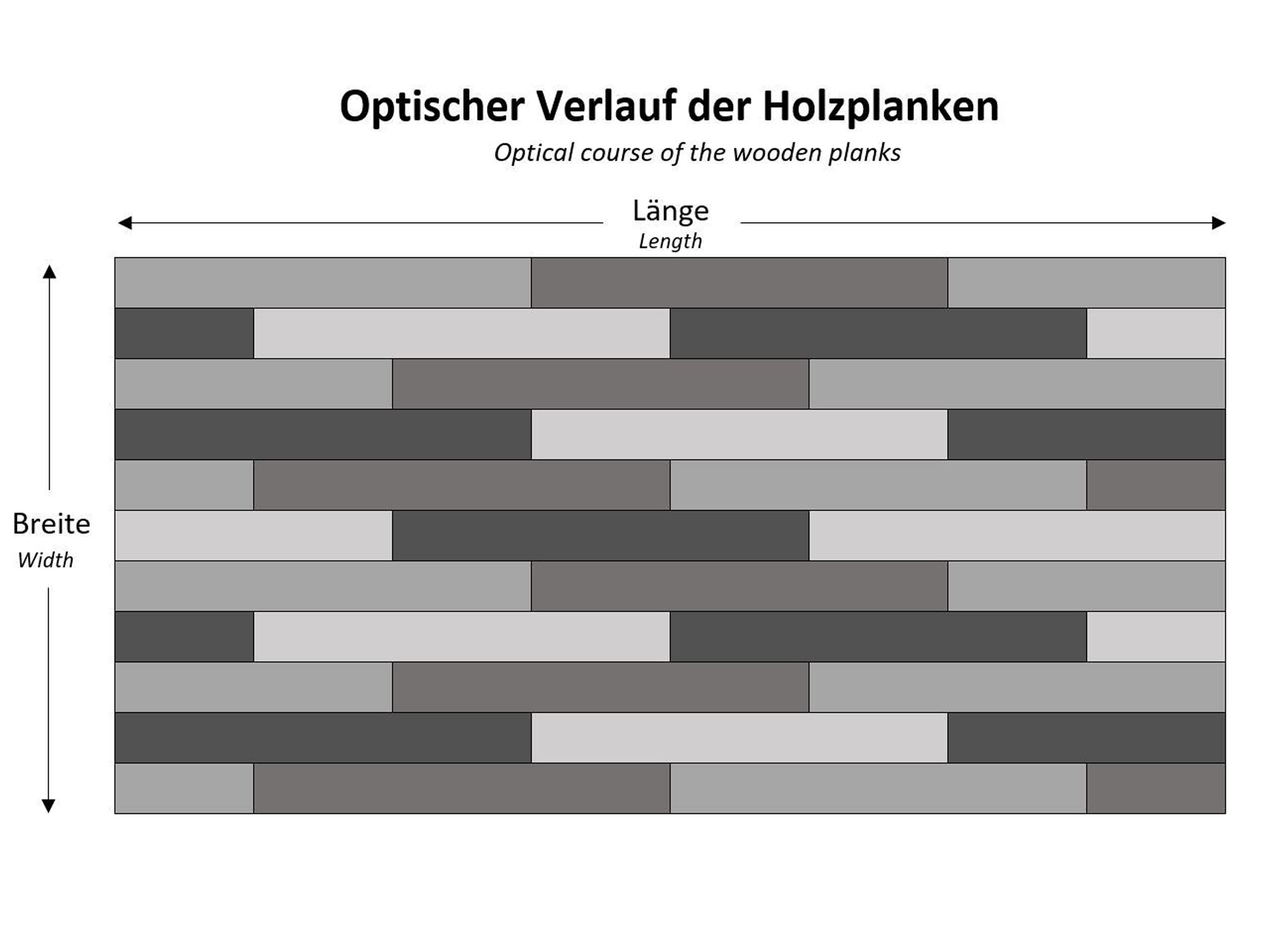 PVC Bodenbelag Vinylboden in gradliniger Holz Optik