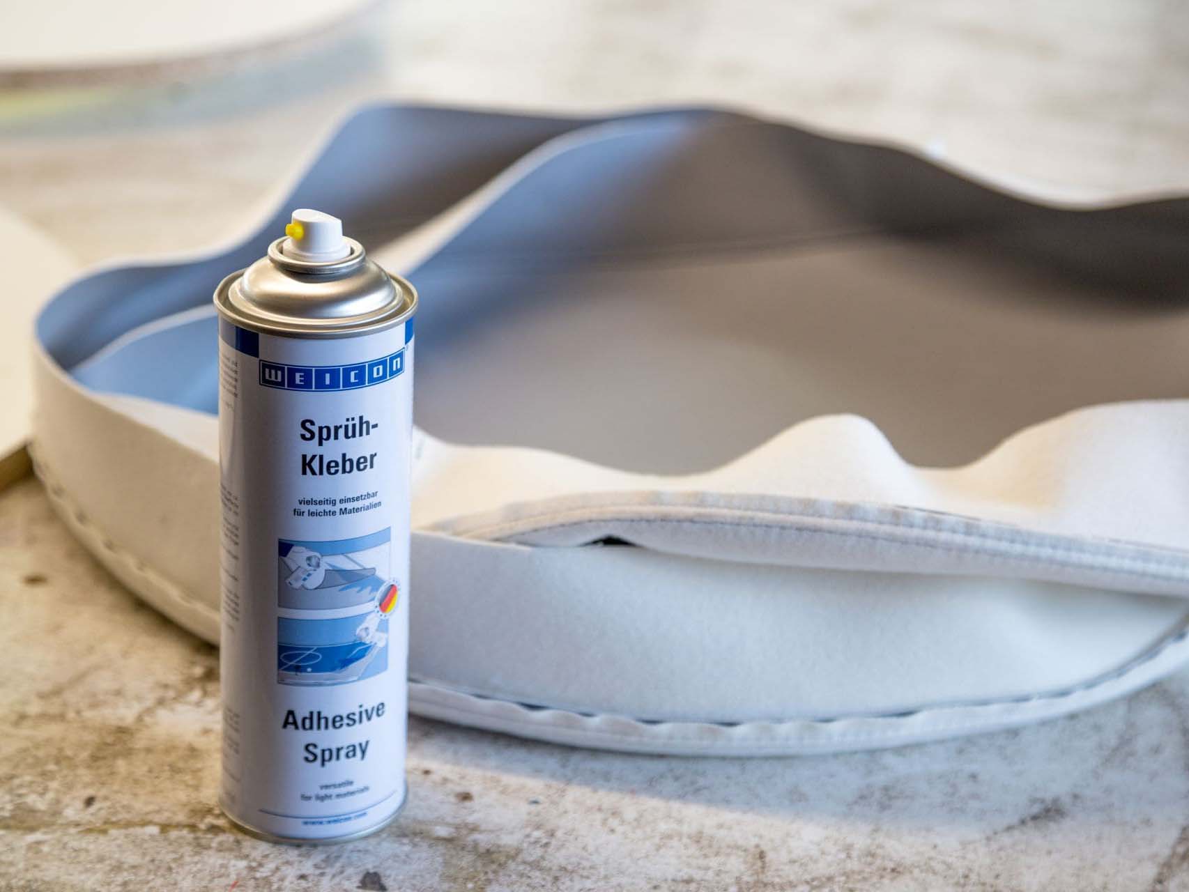 Sprühkleber 500 ml | Teppich, PVC & Autoteppich Meterware einfach befestigen