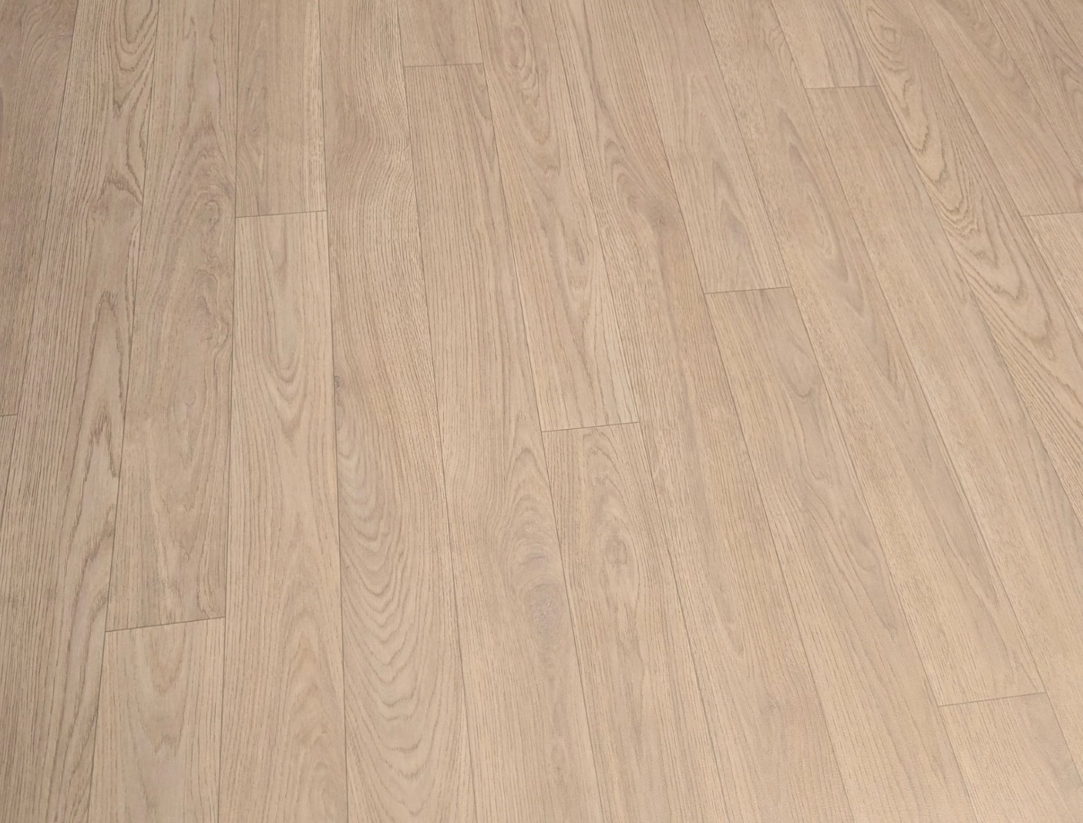 PVC Bodenbelag Vinylboden in natürlicher Landhausdielen Optik, Eiche - hell