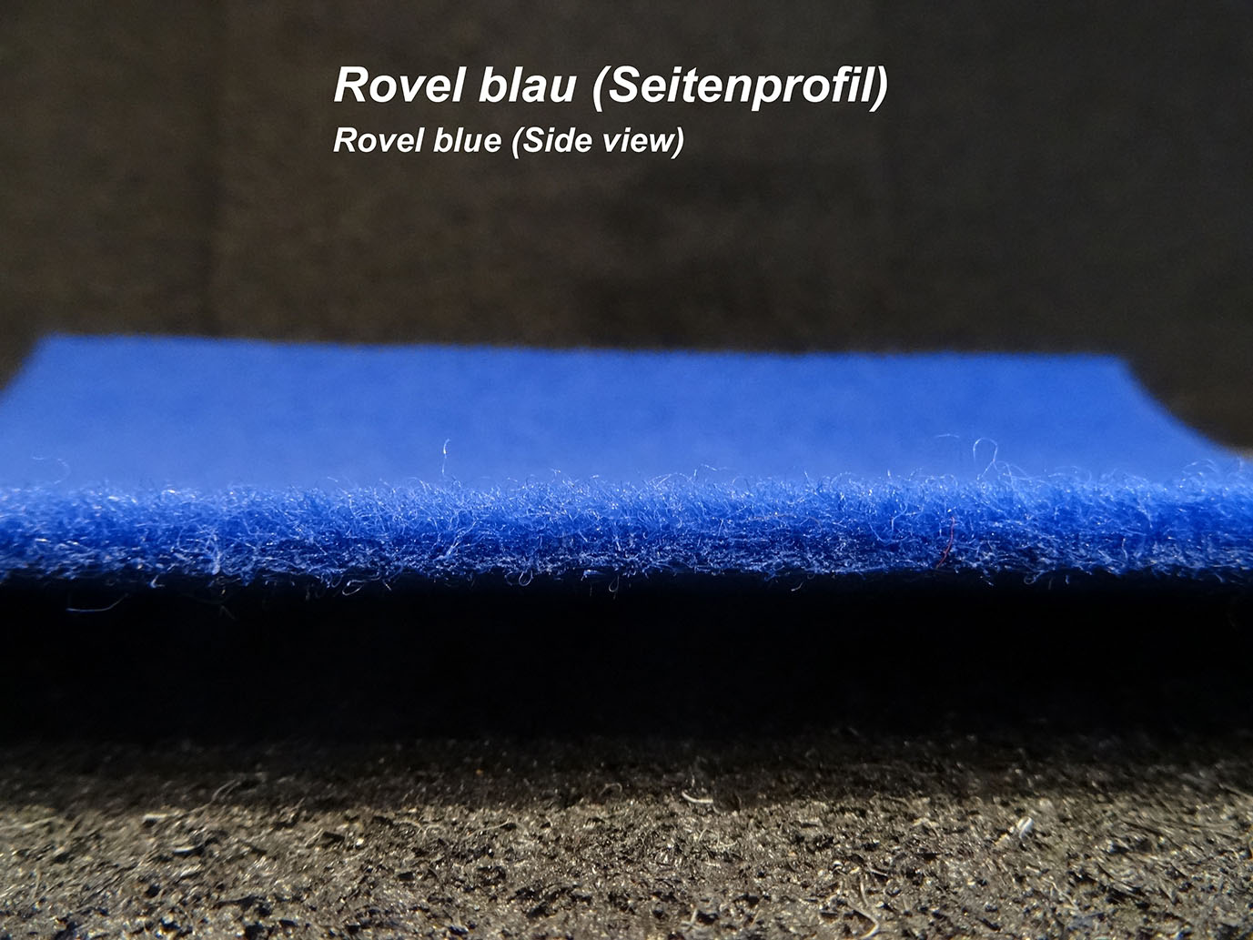 Lagerrest: Teppich RoyalVelour, blau, Stück 2.00 m x 1.00 m