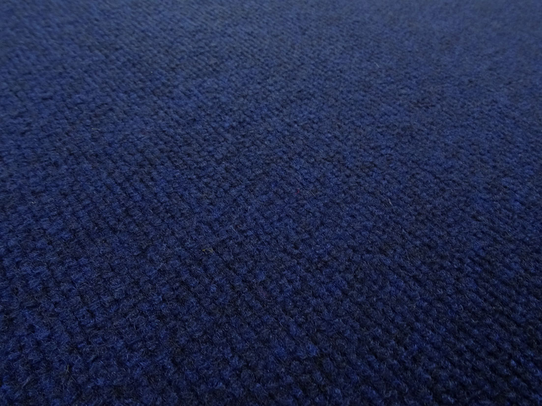 Lagerrest: Teppich ExpoRips, blaumeliert, Stück 2.00 m x 2.00 m