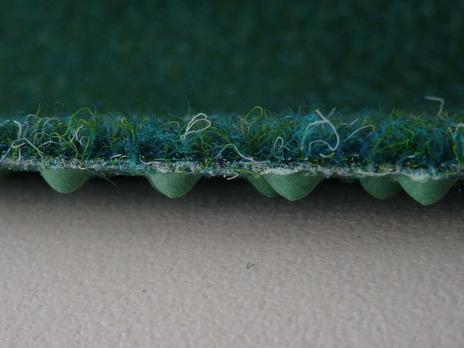 Lagerrest: Teppich Green, blaugruen, Stück 1.00 m x 2.35 m