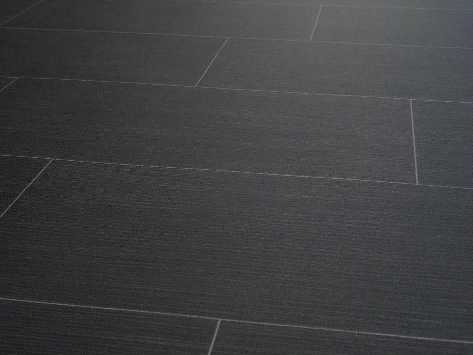 PVC Bodenbelag mit gerippter Boden Fliese