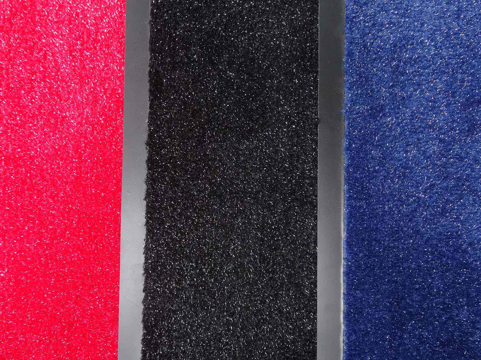 Flauschige Schmutzfangmatte mit Glitzereffekt 90x150 cm