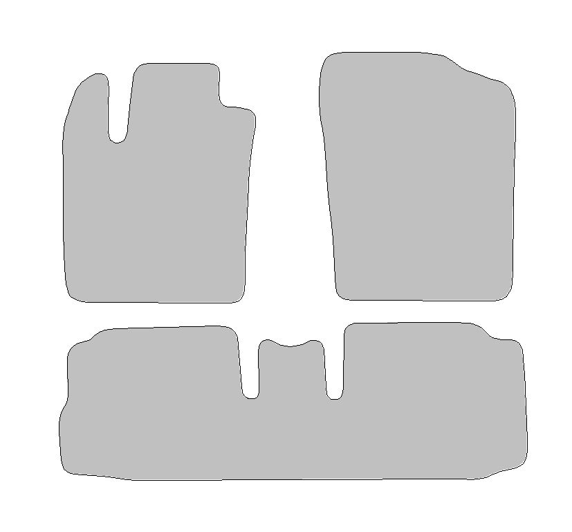 Fußmatten passend für Daihatsu Cuore VII Typ L275, L276, L285 (Baujahr 2006 - aktuell)