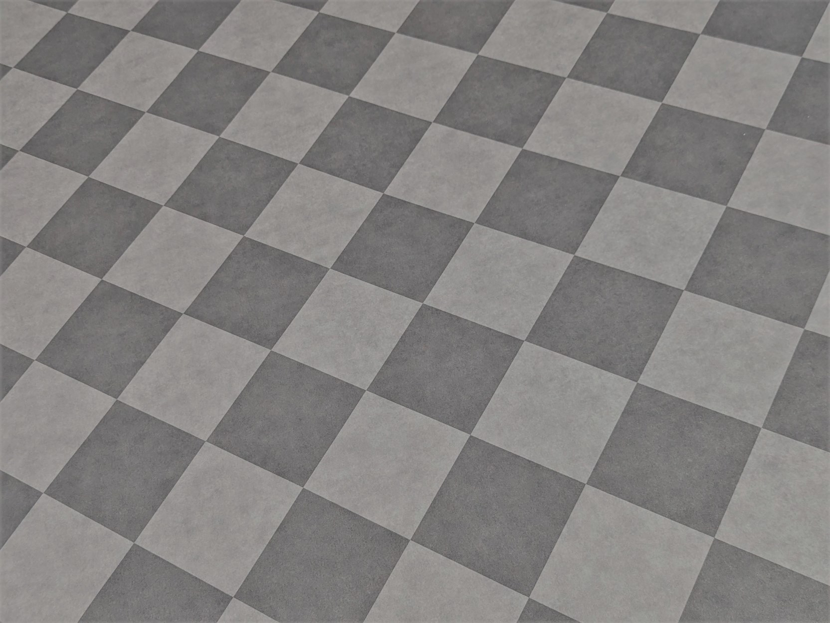 PVC Bodenbelag Vinylboden in diagonalem grau anthrazit