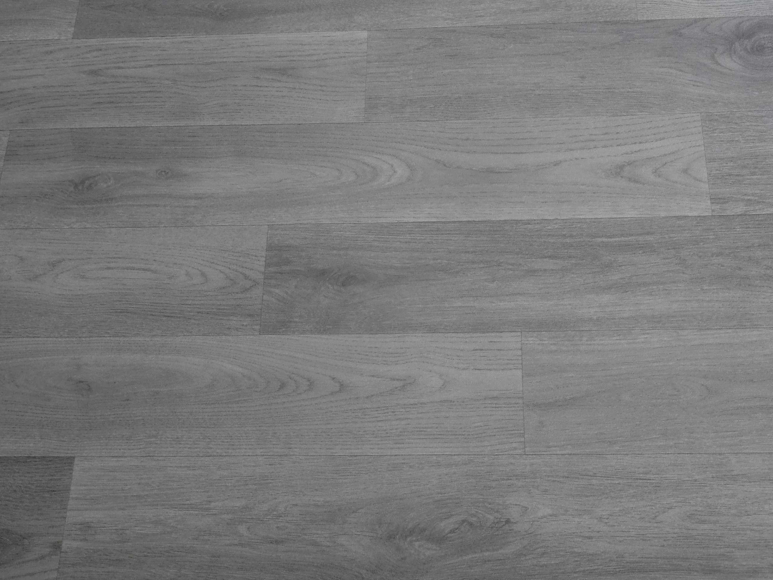 PVC Bodenbelag Vinylboden in schlichter Holz Art, grau