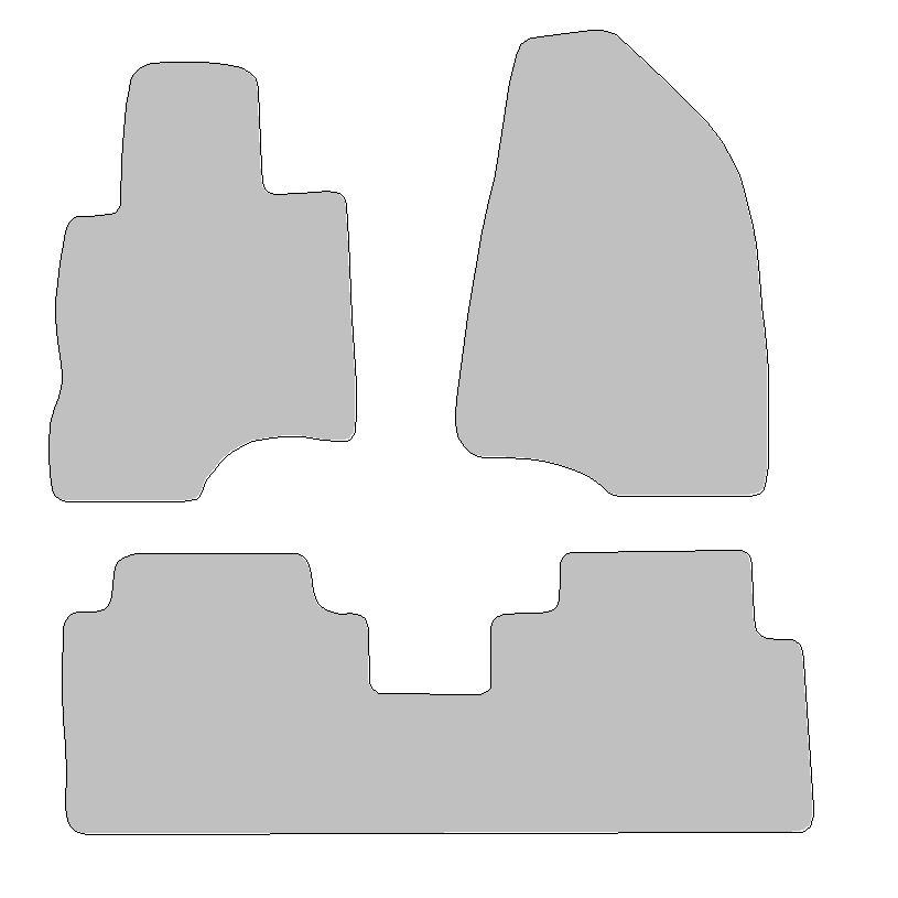 Fußmatten passend für Chevrolet Captiva Typ C100, C140 (Baujahr 2006 - aktuell)