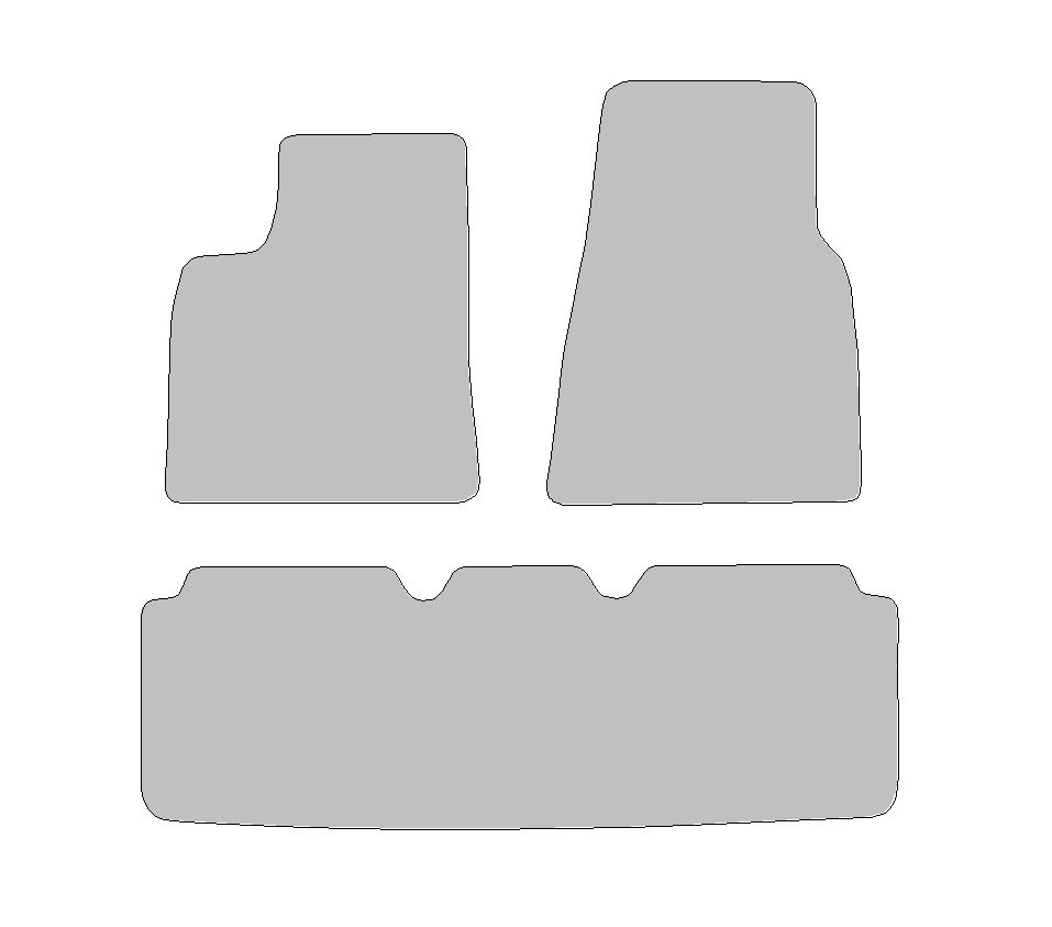 Fußmatten passend für Tesla S Typ 5YJS (Baujahr 2017 - aktuell)