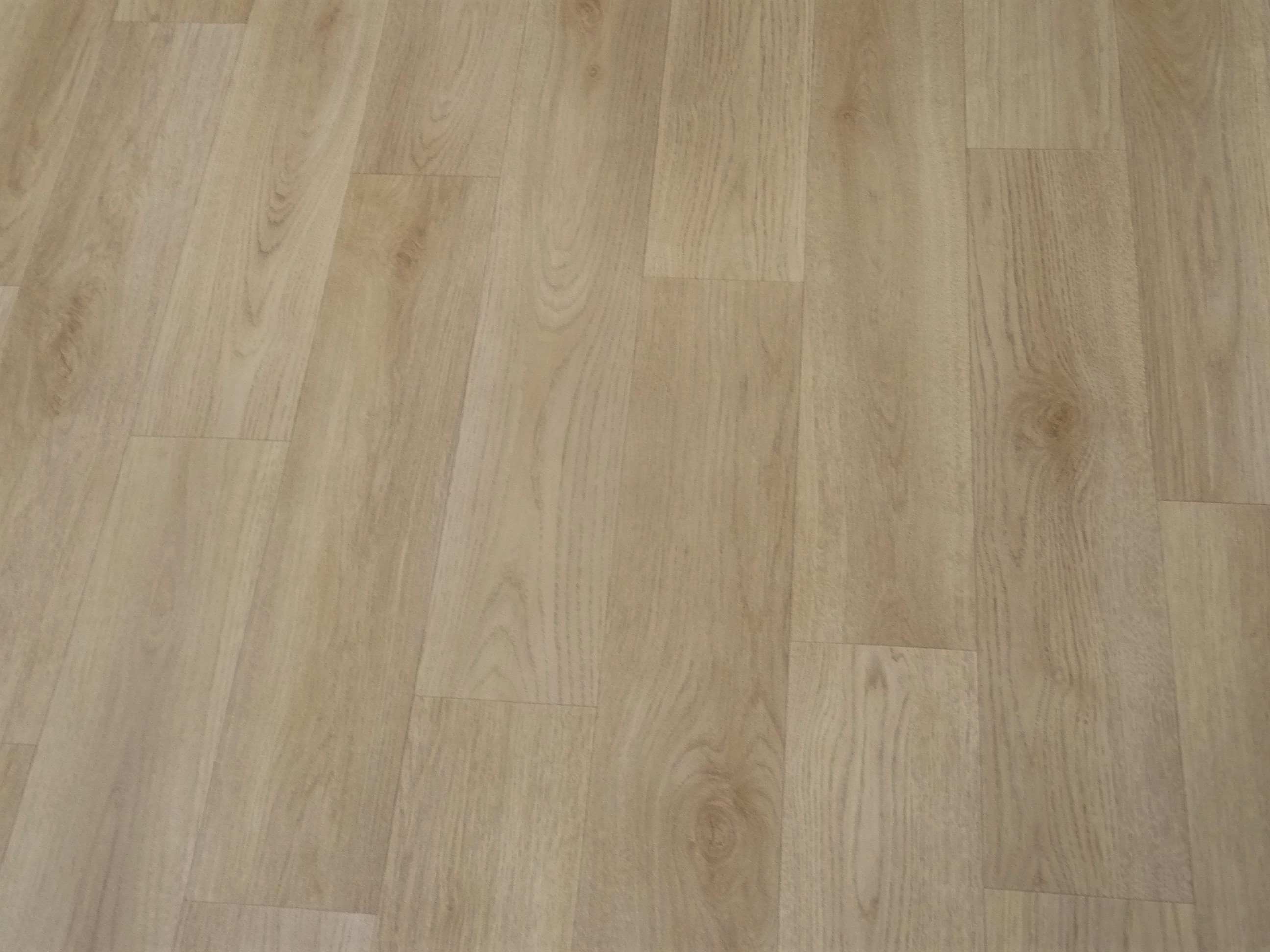 PVC Bodenbelag Vinylboden in schlichter Holz Art, hell