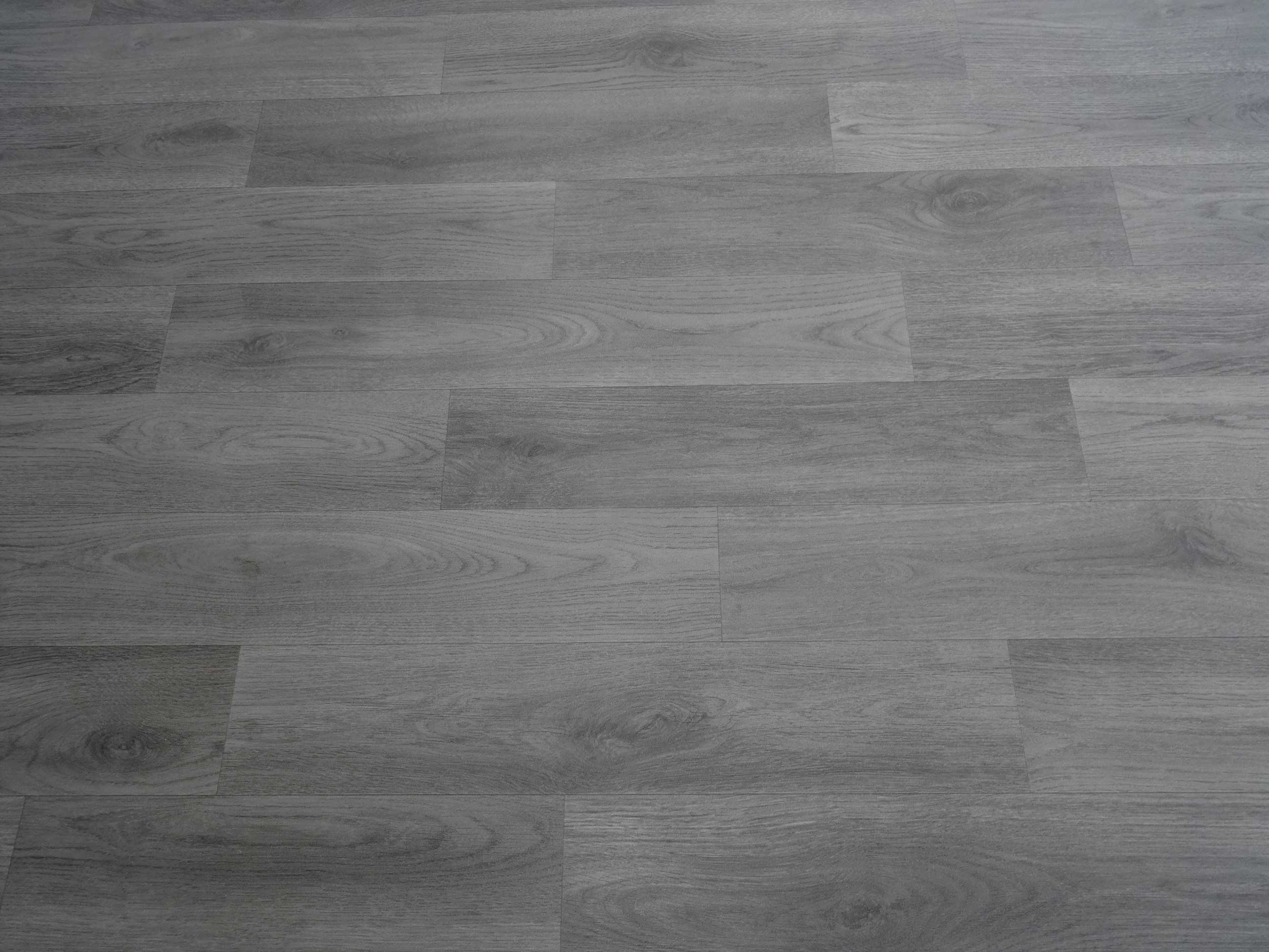 PVC Bodenbelag Vinylboden in schlichter Holz Art, grau