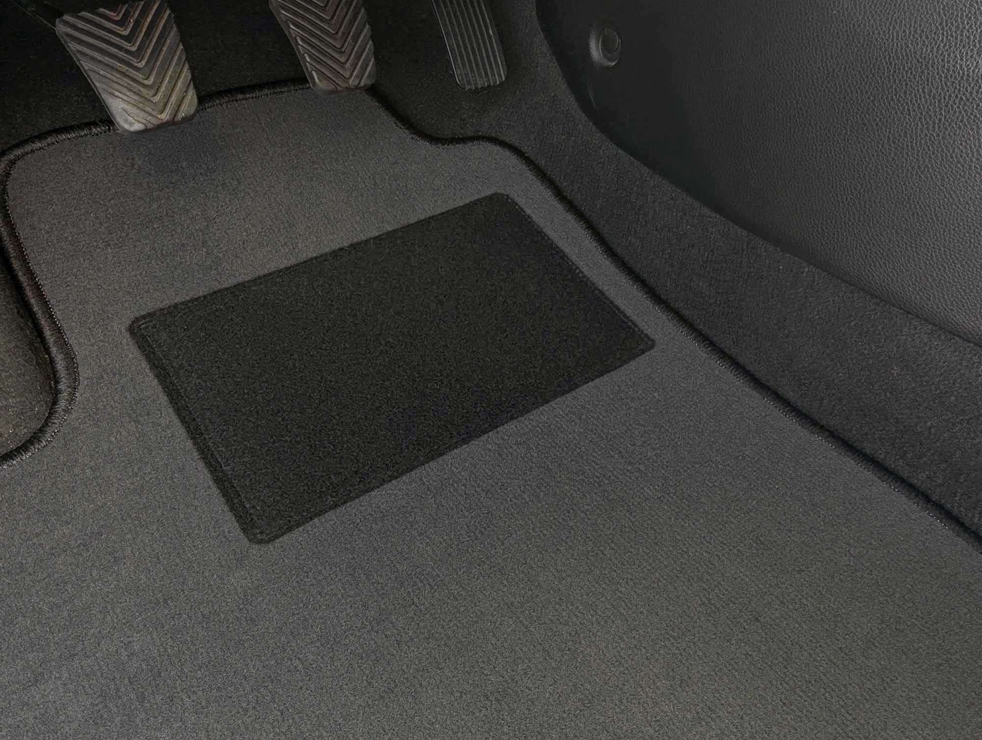 Lagerrest: Fußmattenset passend für Nissan Qashqai III J12, Dura grau, Umrandung schwarz