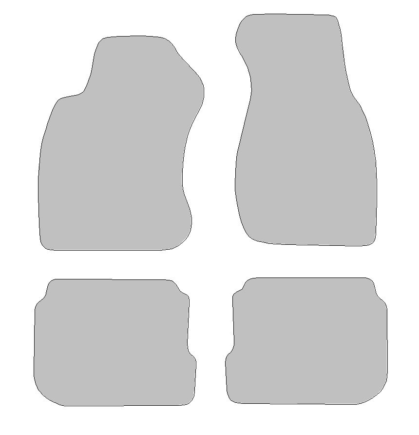 Fußmatten passend für Audi A6 Typ 4B, C5 (Baujahr 1997 - 2005)