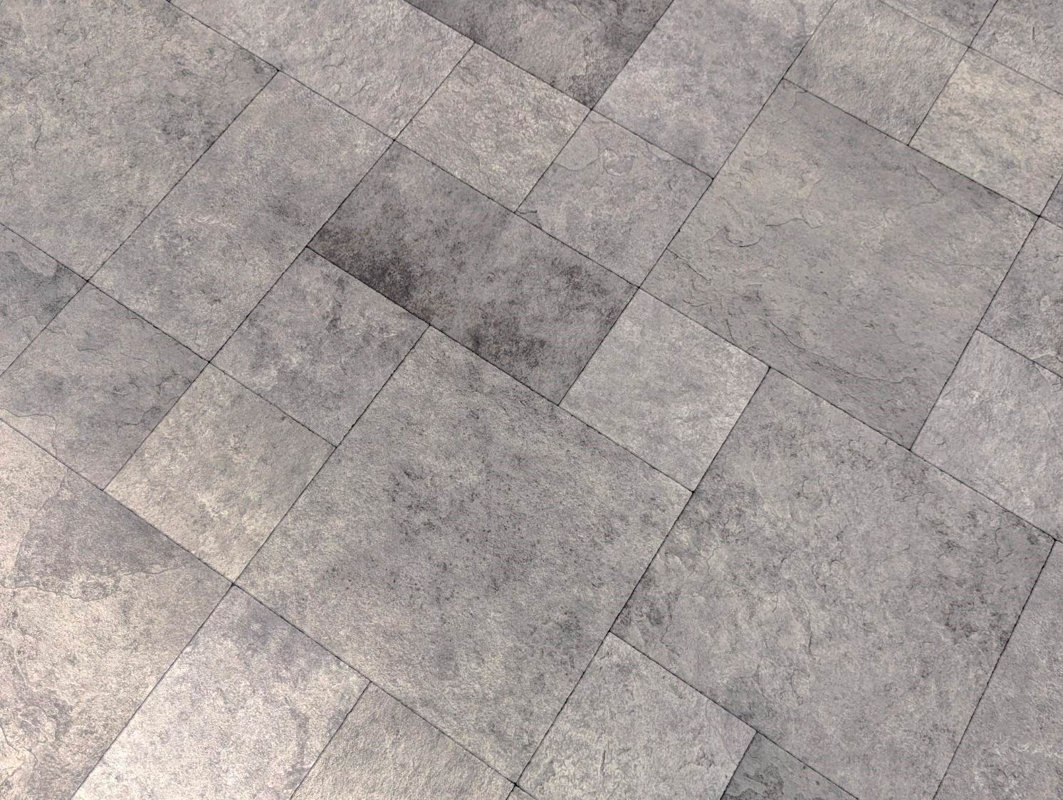 PVC Bodenbelag Vinylboden in Beton Fliesen Mix