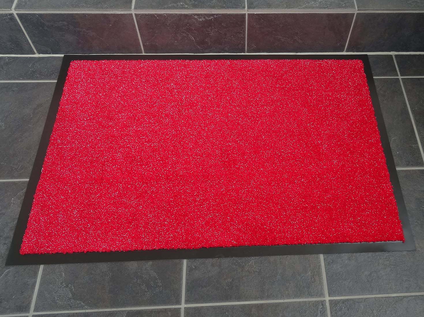 Flauschige Schmutzfangmatte mit Glitzereffekt 60x90 cm