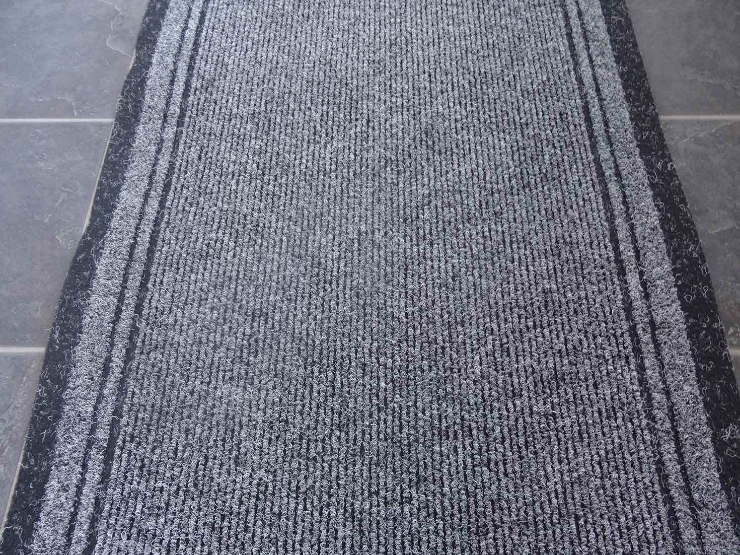 Lagerrest: Teppich Laeufer_Malaga, grau, Stück 0.67 m x 1.10 m