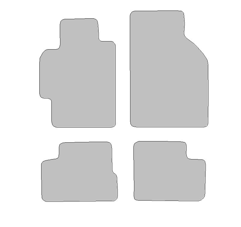 Fußmatten passend für Honda Logo Typ GA3 (Baujahr 1999 - 2002)
