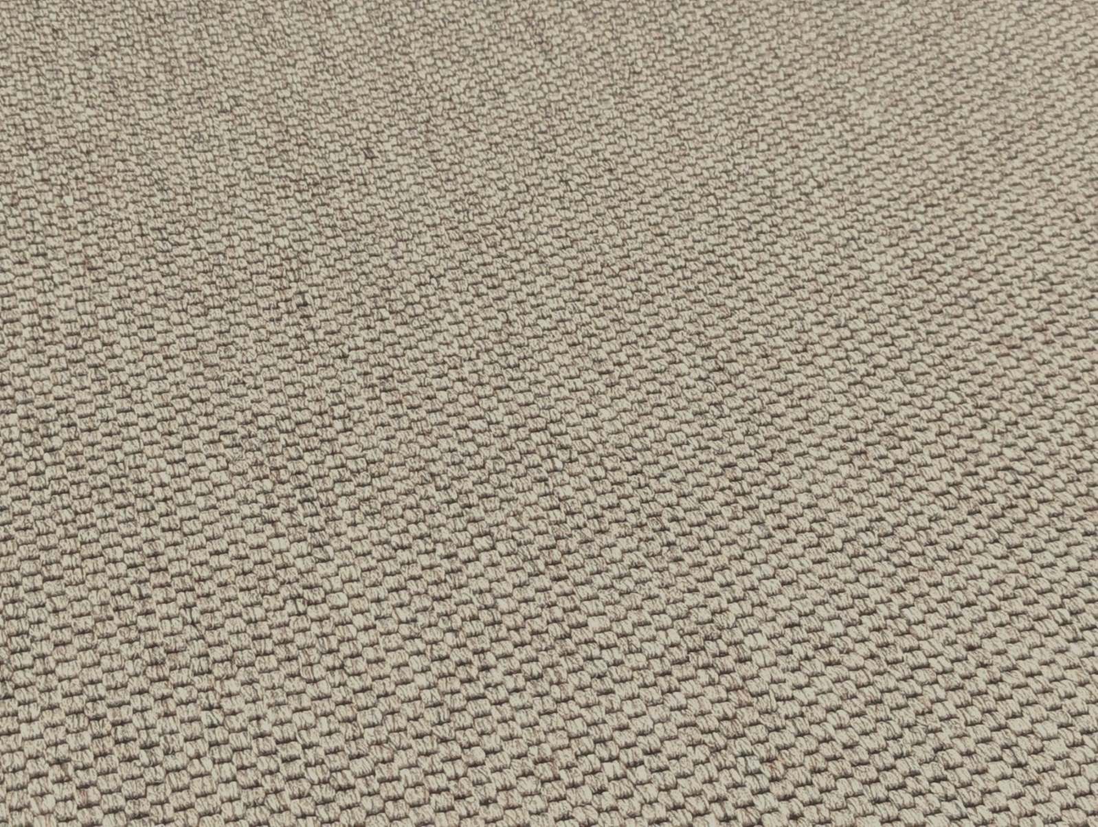 Teppichboden Natura Flachgewebe in Sisal-Optik | robuster Naturlook mit Filzrücken
