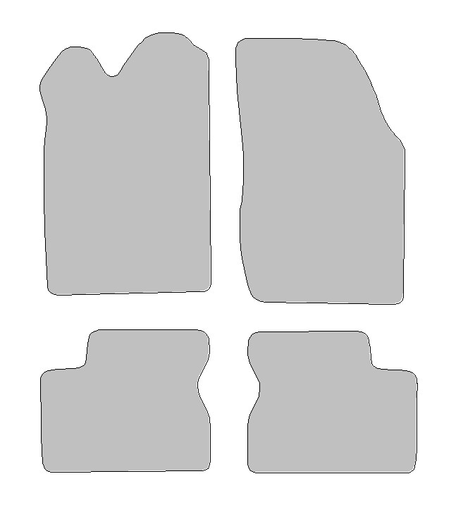 Tapis de voiture compatible avec Opel Ascona C Type 81, 84, 89, J82 (construction 1981 - 1988)