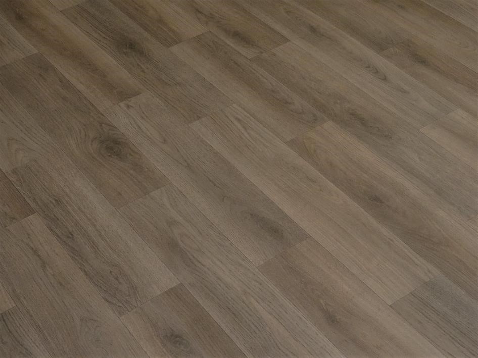 PVC in schlichter, brauner Holz-Optik 3