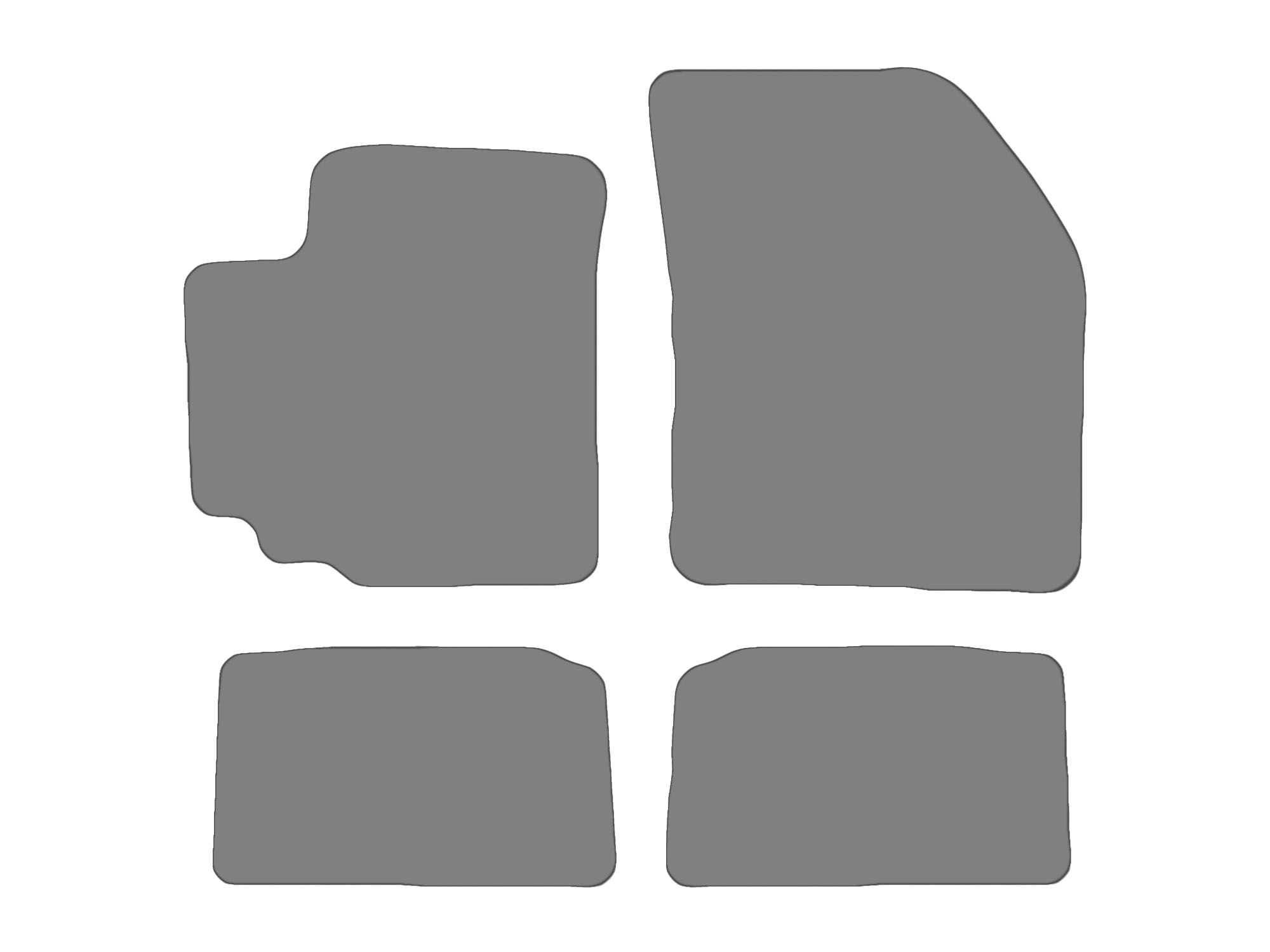 Fußmatten passend für Nissan Pixo Typ UA0 (Baujahr 2009 - 2013)