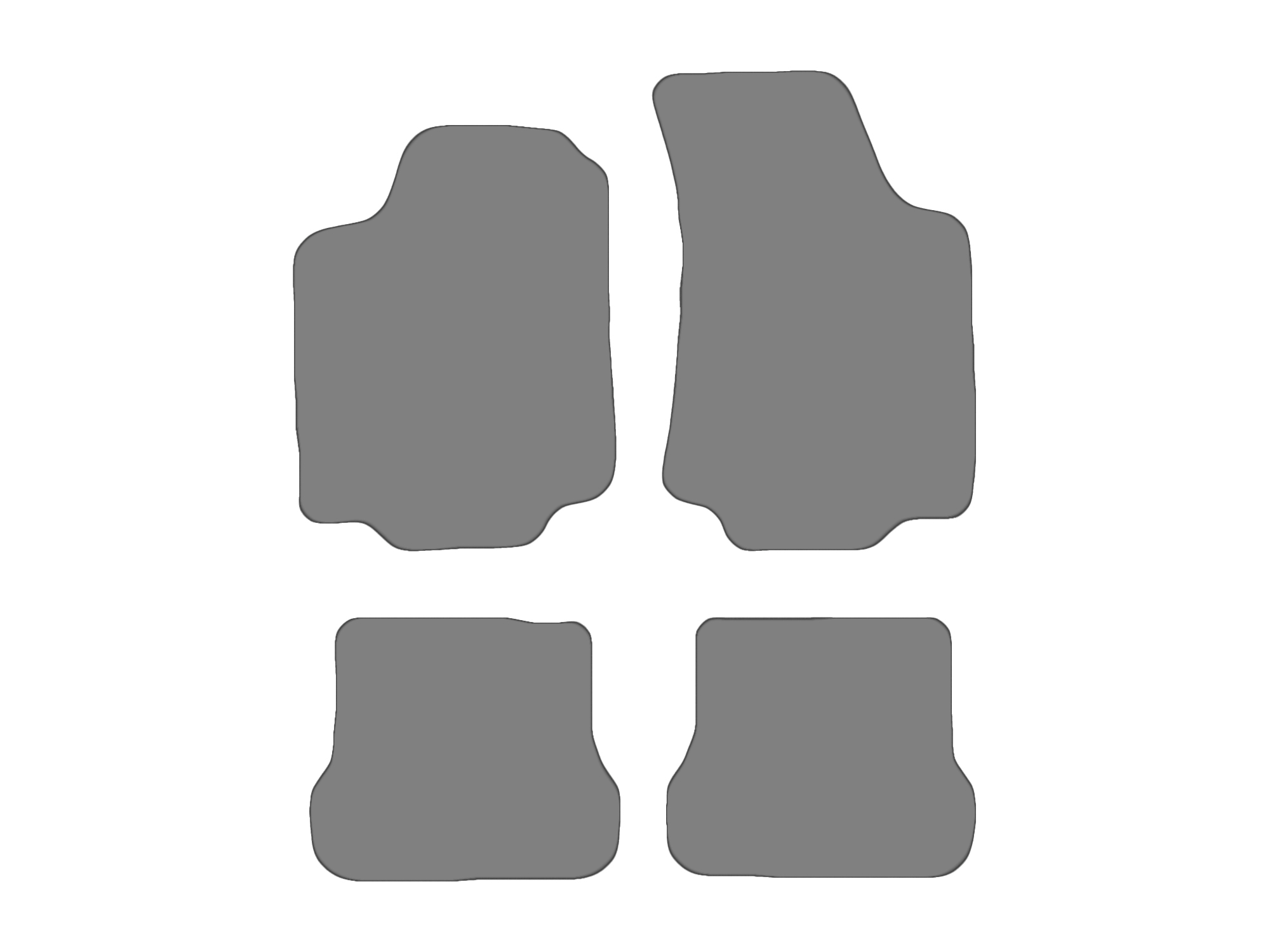 Floor mat set for VW Golf IV Cabriolet, type 1E7  (year of construction 1998-2002)