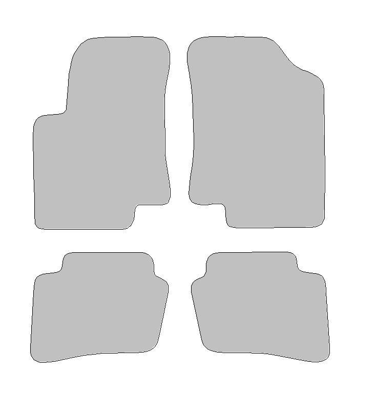Fußmatten-Set für Hyundai I20 Typ PB (Baujahr 2011 - 2015)