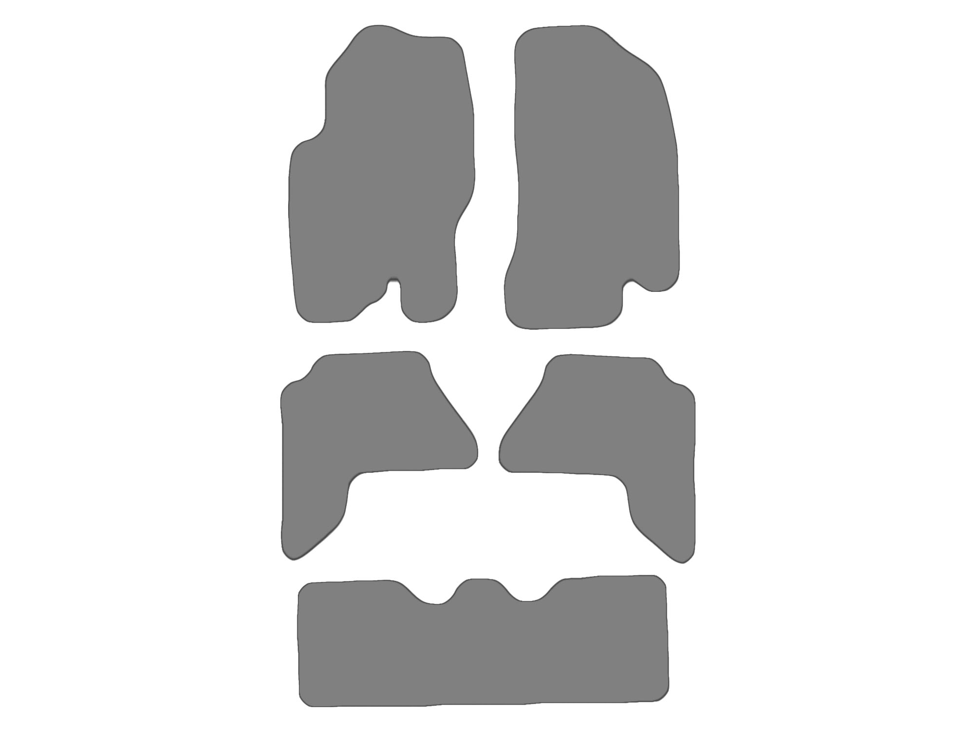 Fußmatten passend für Nissan Pathfinder III Typ R51 (Baujahr 2005 - 2014)