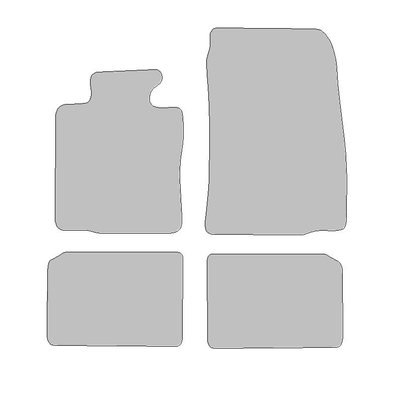 Fußmatten-Set für Mini Countryman, Typ R60 (Baujahr 2010-2016)
