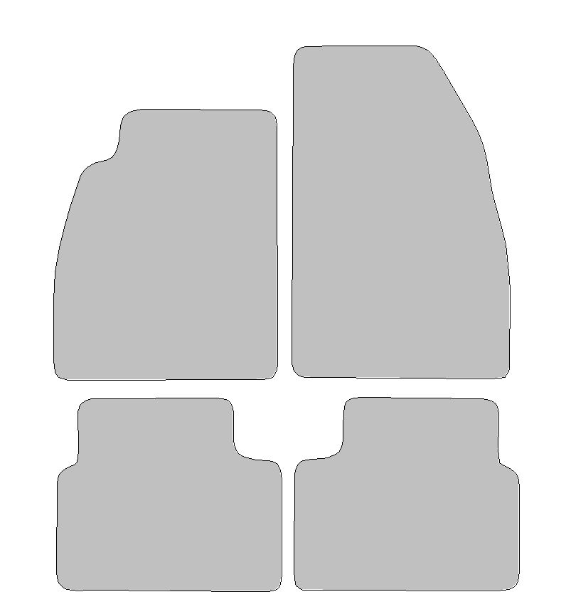 Fußmatten-Set für Opel Insignia A Typ G09 (Baujahr 2008 - 2017)