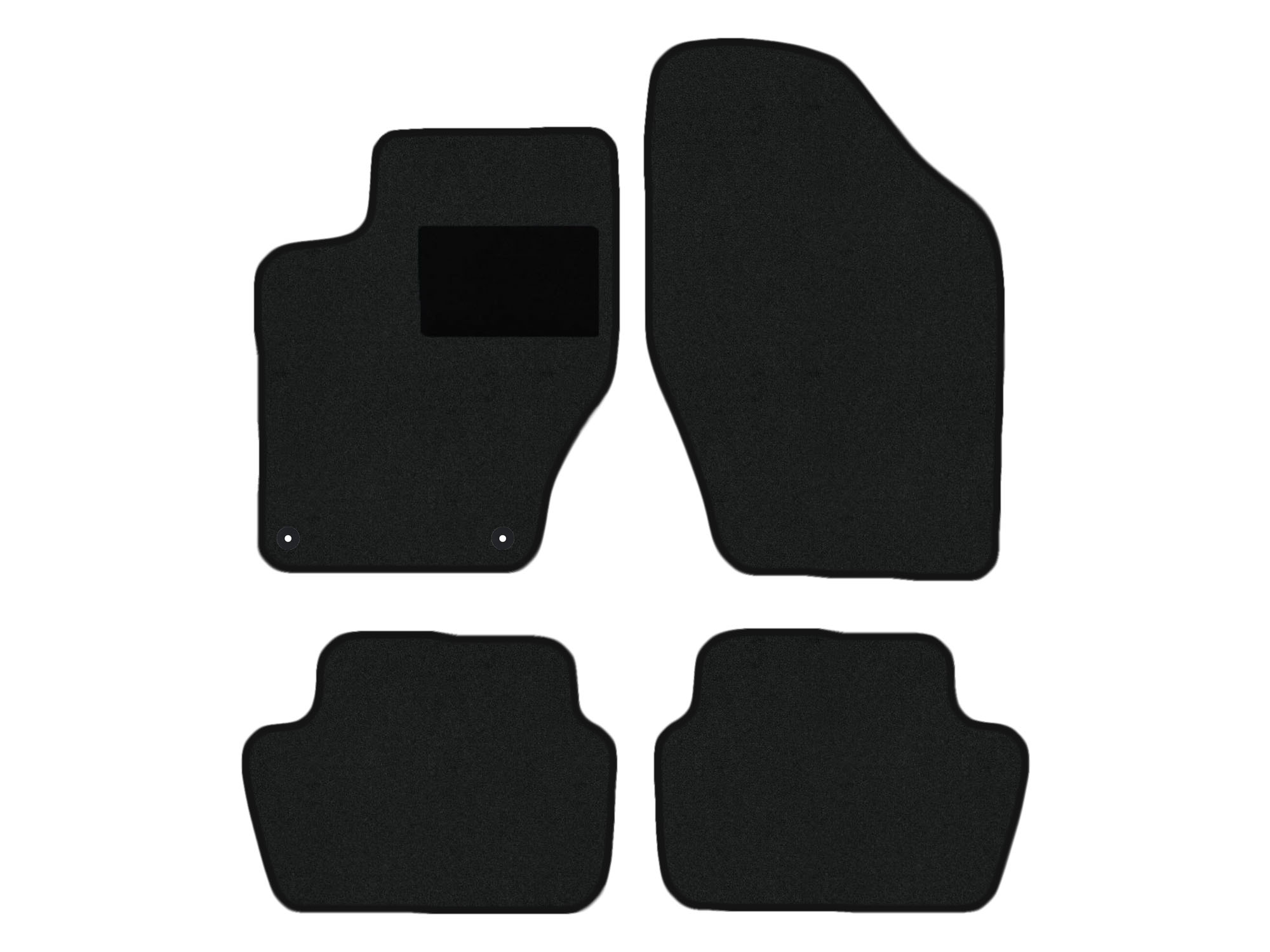 Tapis de voiture compatible avec Citroen C4 II Type B7, NC (construction 2009 - actuelle)