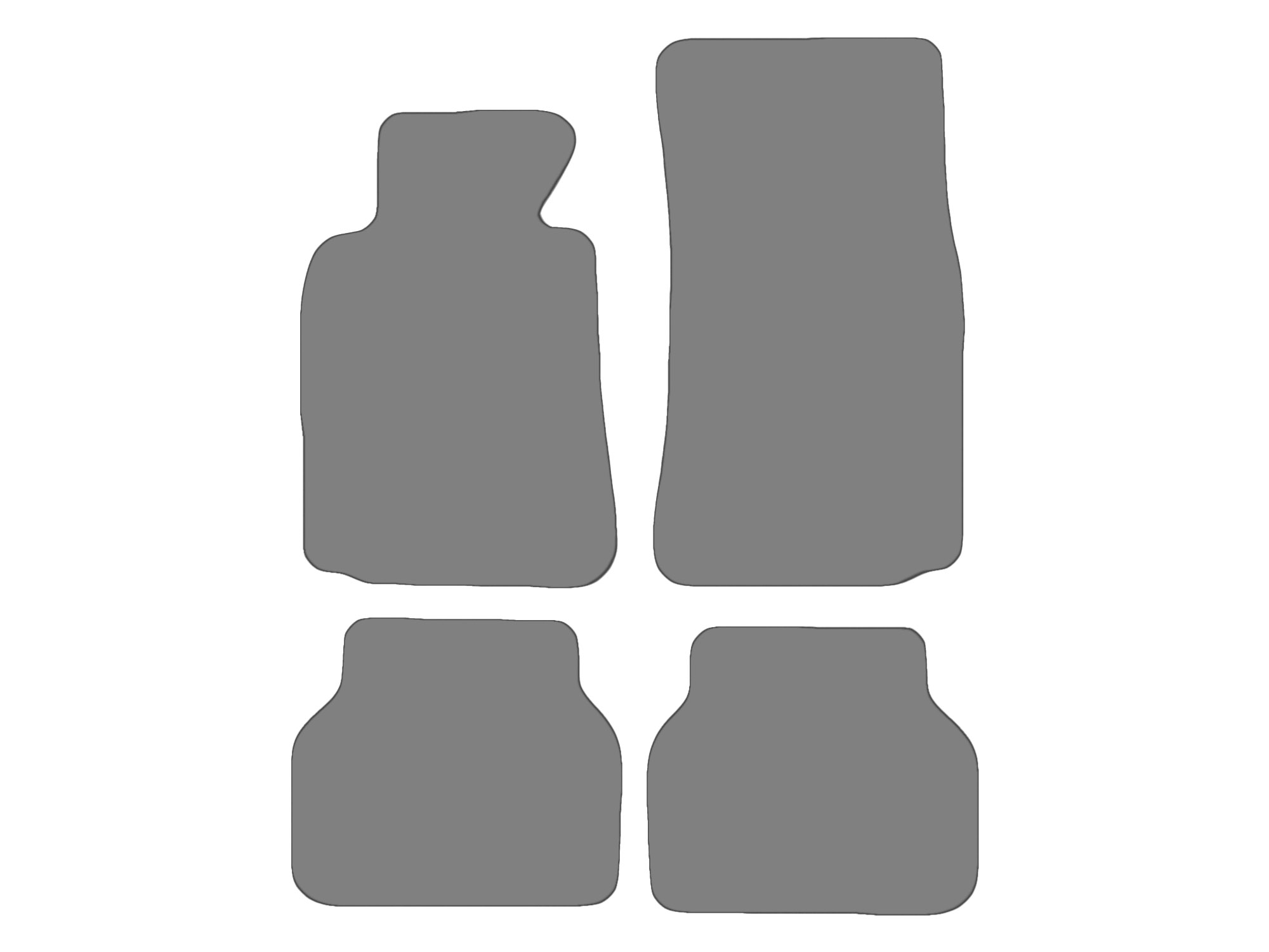 Floor mat set for BMW 5er, type E39  (year of construction 1995-2004)