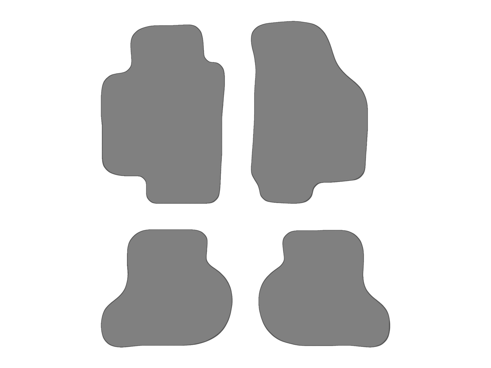 Vloermatenset compatibel voor Seat Leon, type 1P1  (bouwjaar 2005-2012)