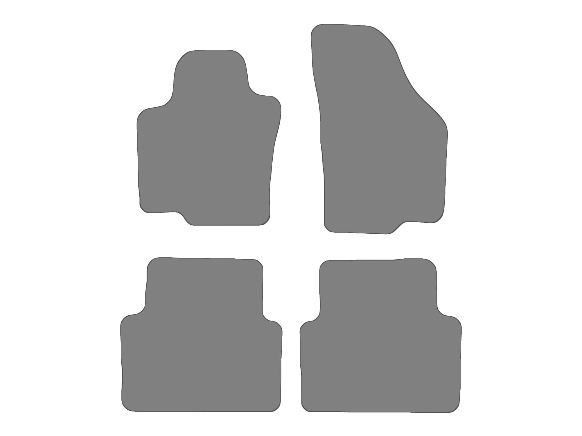 Jeu de tapis compatible avec VW Sharan II, type 7N1, 7N2  (année de construction 2010-2022)