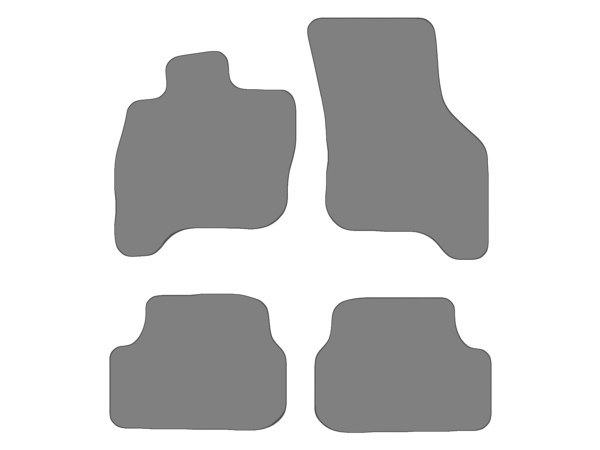 Floor mat set for VW Golf VII Elektro, type 5G1, BE1, BE2  (year of construction 2016-2021)