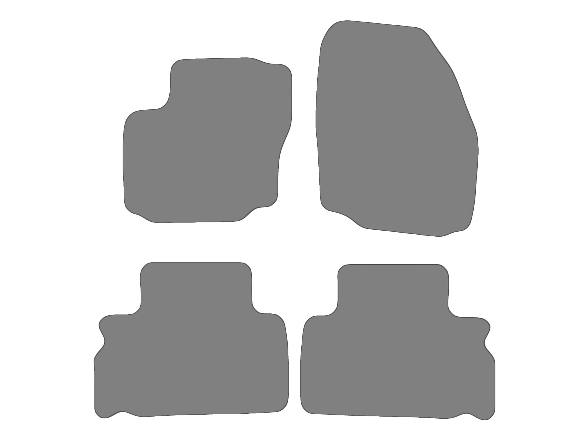 Jeu de tapis compatible avec Ford Galaxy II, type WA6  (année de construction 2006-2015)